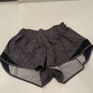 Grey Lululemon Hotty Hot Shorts